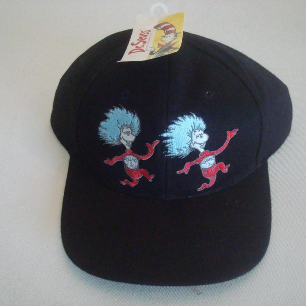 DR SEUSS 2 TWO THINGS 90S SNAPBACK 1997‎ HAT CAP VINTAGE 00S Y2K E1